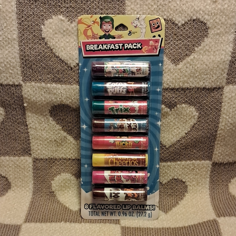 Breakfast Pack Cereal-Themed Lip Balm Set